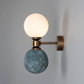 Kobe Ceramic & Glass Wall Light